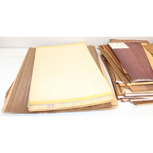 301 - Qty of wood veneer samples to inc some by Richard Graefe