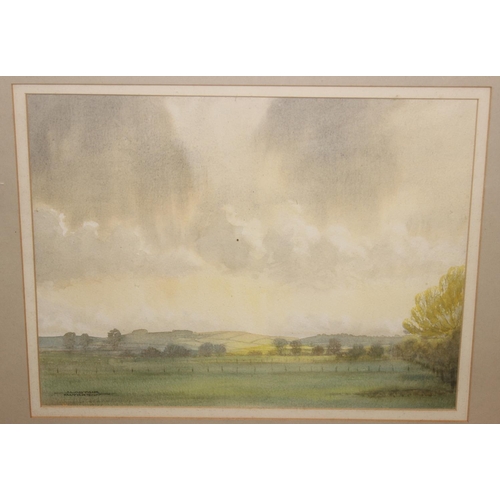 437 - Alistair Paterson (British, XX-XXI), 2 framed watercolours of landscape scenes, 