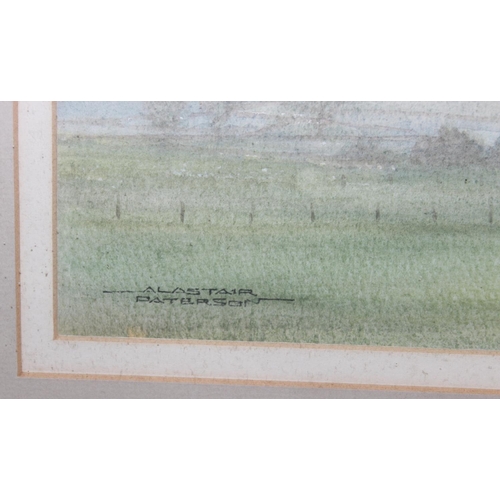 437 - Alistair Paterson (British, XX-XXI), 2 framed watercolours of landscape scenes, 