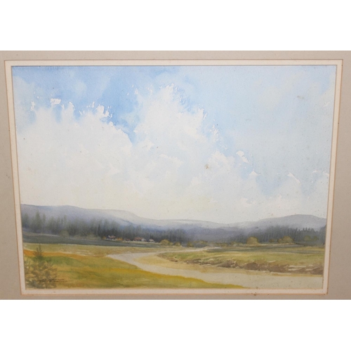 437 - Alistair Paterson (British, XX-XXI), 2 framed watercolours of landscape scenes, 