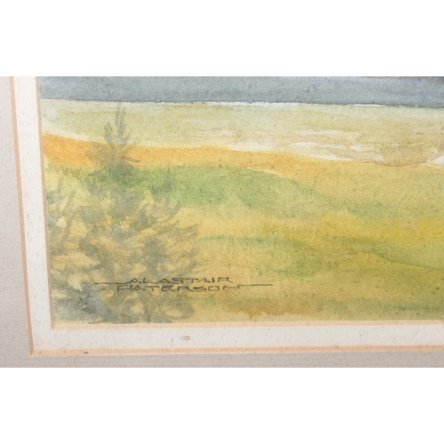 437 - Alistair Paterson (British, XX-XXI), 2 framed watercolours of landscape scenes, 