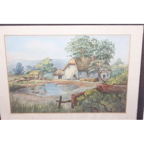 438 - 5 assorted antique and later small original watercolour paintings to inc one by Michael Seacome of t... 