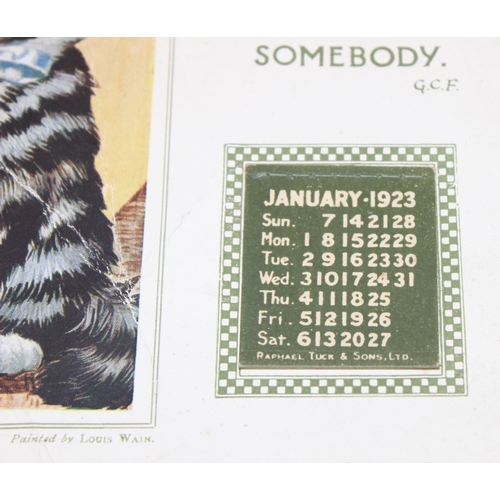 456 - Qty of assorted ephemera, mainly early and mid-20th century Louis Wain cat related prints