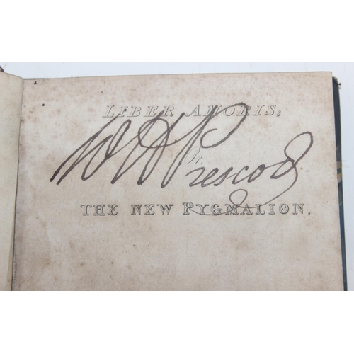 556 - Liber Amoris; or, The New Pygmalion by William Hazlitt, first edition, printed for John Hunt, 1823, ... 