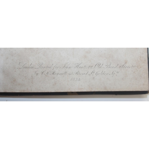 556 - Liber Amoris; or, The New Pygmalion by William Hazlitt, first edition, printed for John Hunt, 1823, ... 