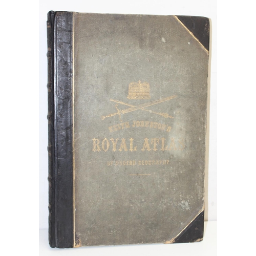 577 - ''The Royal Atlas of Modern Geography'' by the late Alexander Keith Johnston, Geographer to the Quee... 