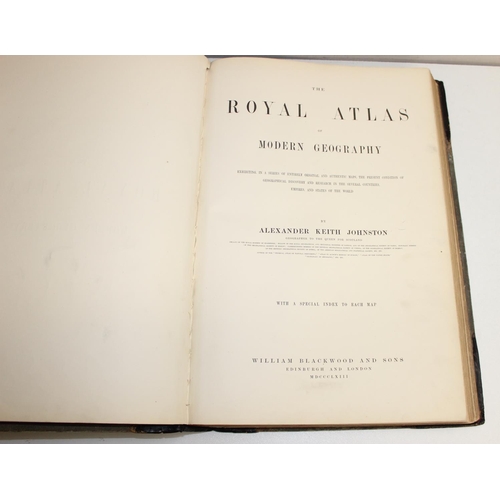 577 - ''The Royal Atlas of Modern Geography'' by the late Alexander Keith Johnston, Geographer to the Quee... 