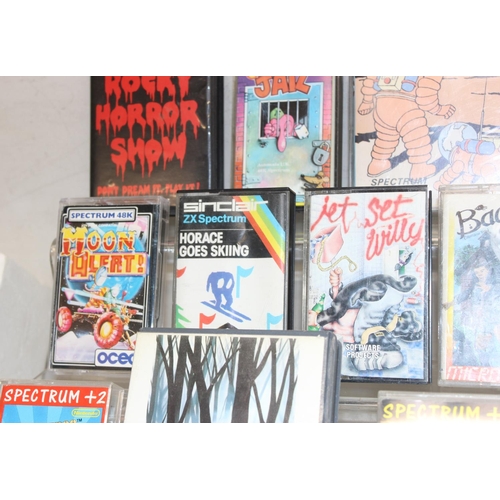 660 - Vintage Sinclair ZX Spectrum personal computer in original box with games to include Donkey Kong, Ti... 