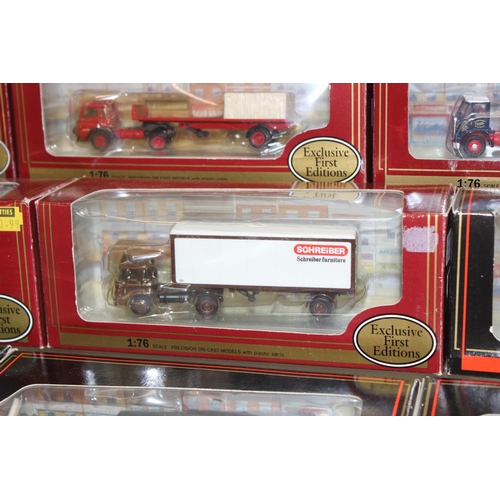 667 - Qty of assorted Executive First Edition model lorries, all boxed, 1:76 scale, 14 in total