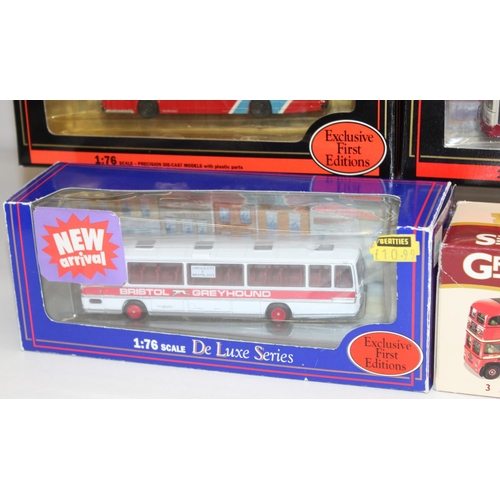 668 - Qty of assorted boxed model busses, to include examples by Executive First Editions et al, 14 in tot... 