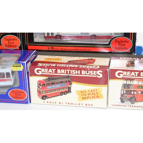 668 - Qty of assorted boxed model busses, to include examples by Executive First Editions et al, 14 in tot... 