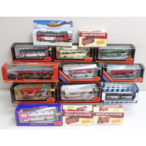 668 - Qty of assorted boxed model busses, to include examples by Executive First Editions et al, 14 in tot... 