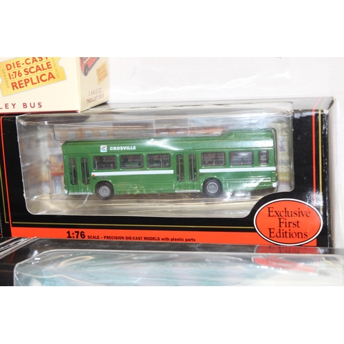 668 - Qty of assorted boxed model busses, to include examples by Executive First Editions et al, 14 in tot... 