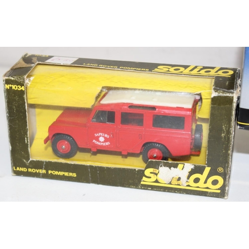 670 - 6 assorted boxed Solido toy vehicles