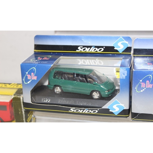 670 - 6 assorted boxed Solido toy vehicles