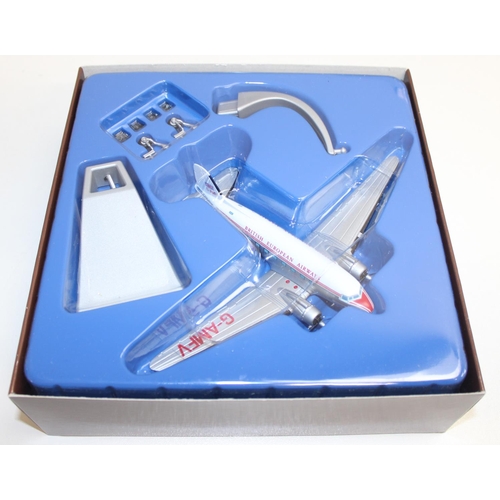 673 - Corgi Classics, 3 boxed model planes from the Frontier Airlines & Classic Propliners ranges, to incl... 