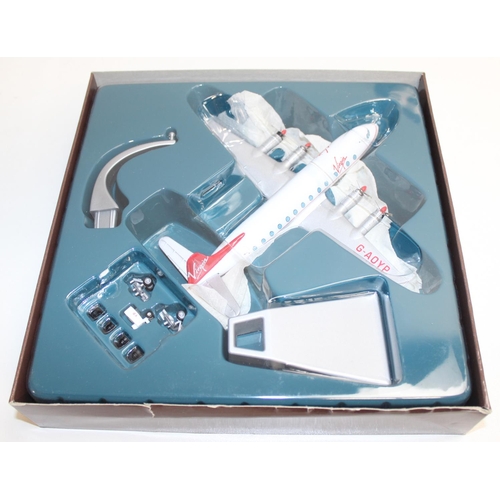 673 - Corgi Classics, 3 boxed model planes from the Frontier Airlines & Classic Propliners ranges, to incl... 