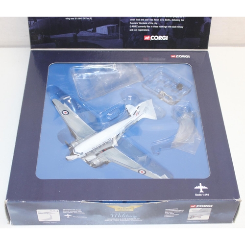 674 - 3 boxed Corgi military planes, to include AA35002, AA32703 & 47114