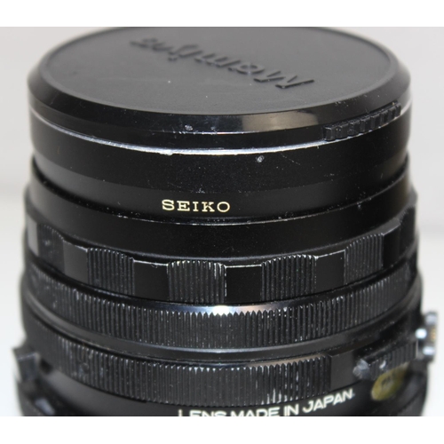 764 - Mamiya RB67 camera in case with 3 lenses to inc a Mamiya Sekor 1:4.5 F=250mm, Mamiya Sekor C 1:4.5 f... 