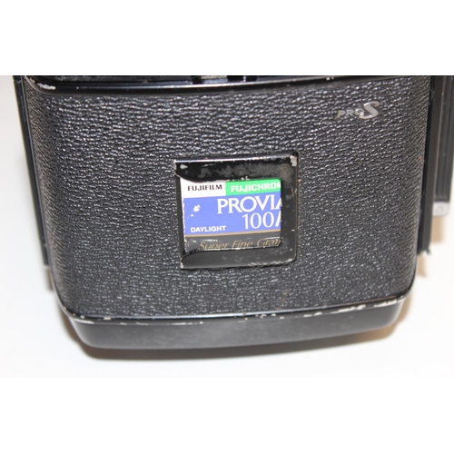 764 - Mamiya RB67 camera in case with 3 lenses to inc a Mamiya Sekor 1:4.5 F=250mm, Mamiya Sekor C 1:4.5 f... 