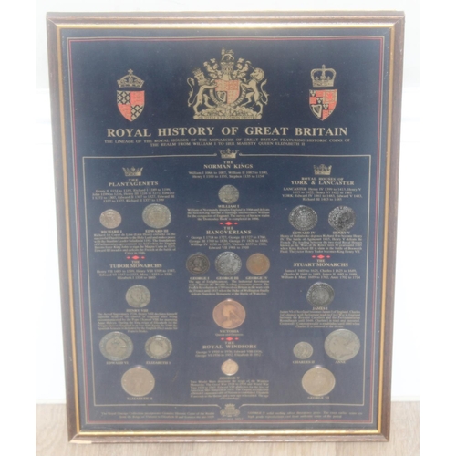 1226 - A Heritage Mint framed coin display entitled 