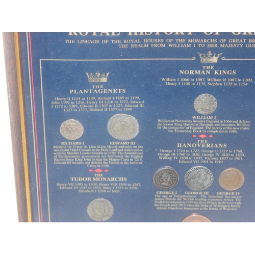 1226 - A Heritage Mint framed coin display entitled 