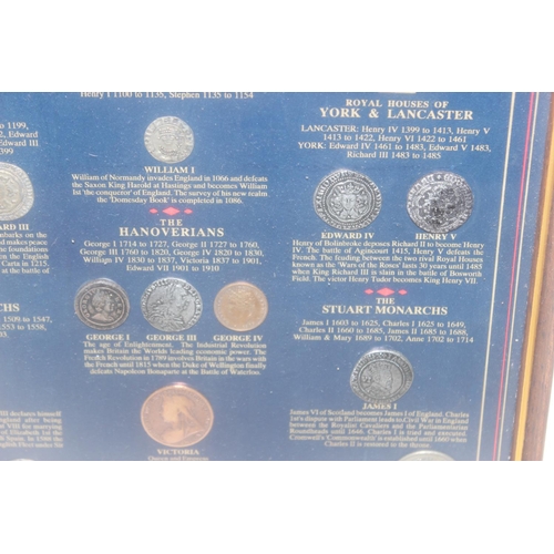 1226 - A Heritage Mint framed coin display entitled 