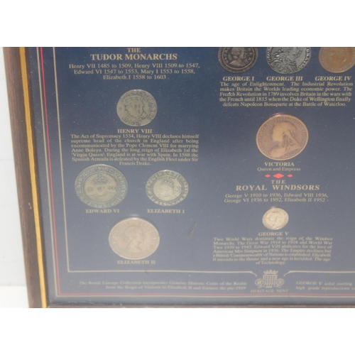 1226 - A Heritage Mint framed coin display entitled 