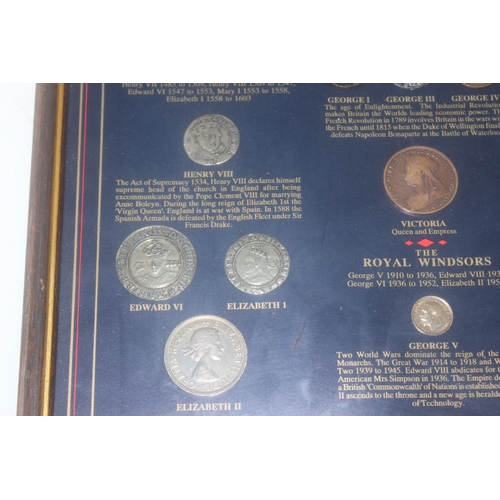 1226 - A Heritage Mint framed coin display entitled 