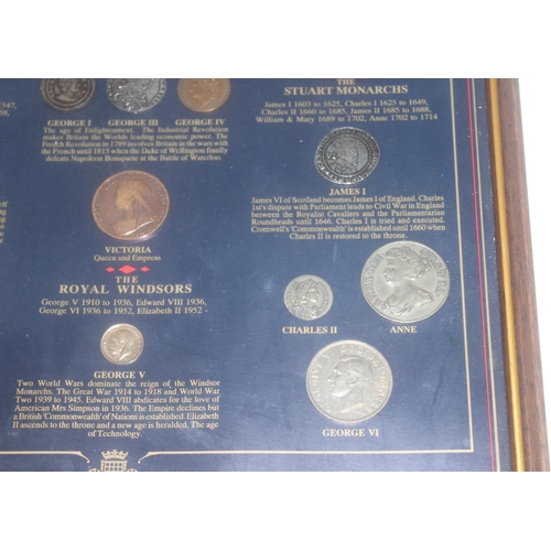 1226 - A Heritage Mint framed coin display entitled 