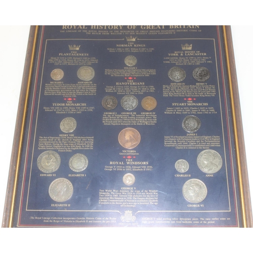 1226 - A Heritage Mint framed coin display entitled 