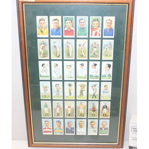 782 - Qty of sporting ephemera to include a signed George Best framed magazine article believed to be genu... 