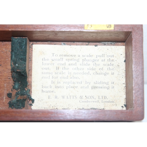 783 - E R Watts & Son of London, A Range finder cotton type MKII in original case No. 1722