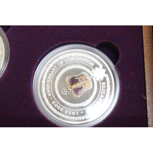 1219 - An Elizabeth II 2002 Golden Jubilee Silver Coin Collection, including twenty-four various commemorat... 