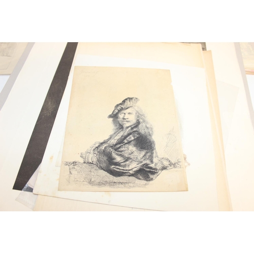 482 - Qty of antique and later book plate prints/lithographs, mostly of portraits and gatherings of people... 