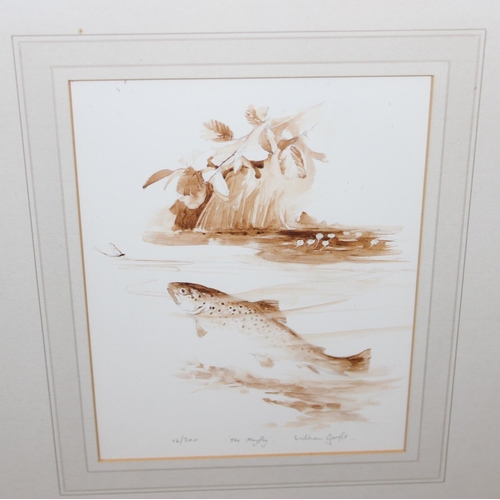 502 - 2 limited edition sepia-coloured prints by William Garfit to incl: 'Grouse in Heather' (15/300) and ... 