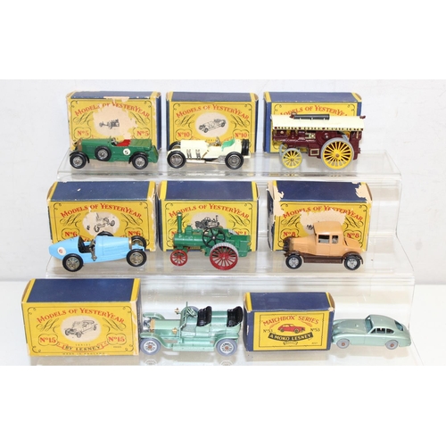 681 - Vintage Models of Yesteryear series by Lesney diecast scale models, to incl No's: 1, 5, 6, 8, 9, 10,... 