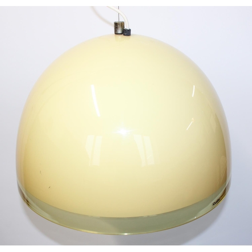 283 - Italian lamps - 1970's Harvey Guzzini Boabab Plexiglas pendant light model 3077, approx 90cm tall - ... 