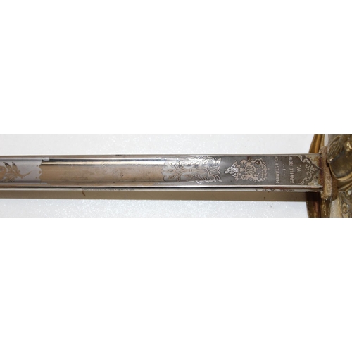 1401 - A George V RAF Officer's Dress sword, owned by Marshal of the Royal Air Force Cyril Louis Norton New... 