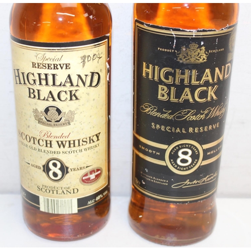 1583 - 2 x 70cl bottles of Highland Black Special Reserve 8 year old blended Scotch whisky