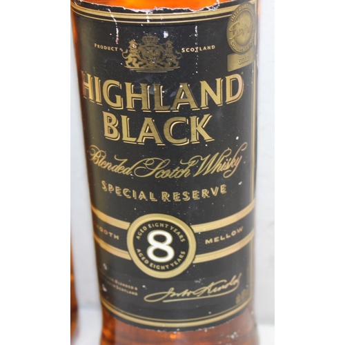 1583 - 2 x 70cl bottles of Highland Black Special Reserve 8 year old blended Scotch whisky