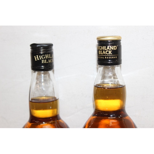 1583 - 2 x 70cl bottles of Highland Black Special Reserve 8 year old blended Scotch whisky