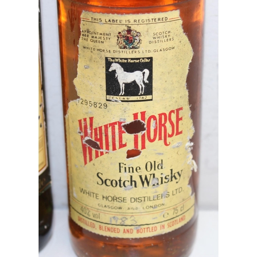 1584 - Vintage bottle of Jameson Irish Whiskey (70cl), and a bottle of White Horse Scotch whisky (75cl) (2)