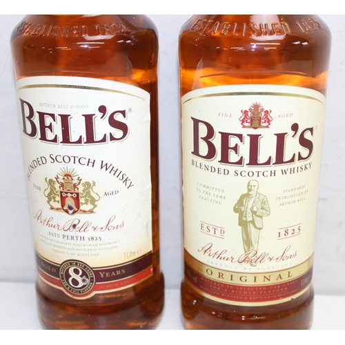 1590 - 2 x 1 litre bottles of Bell's blended Scotch whisky