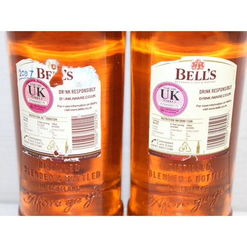 1590 - 2 x 1 litre bottles of Bell's blended Scotch whisky