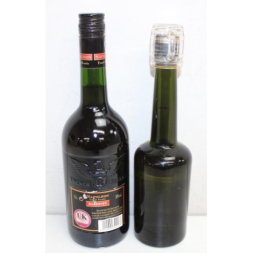 1598 - Bardinet V.S.O.P Napoleon brandy (70cl) and Bardinet Kummel Kirprisky Grande Liqueurs (12fl oz) (2)