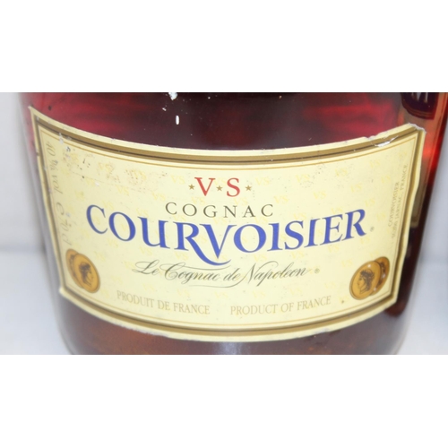 1599A - 2 x bottles of brandy - V.S. Courvoisier cognac and Napoleon aged 3 years brandy (both 70cl)