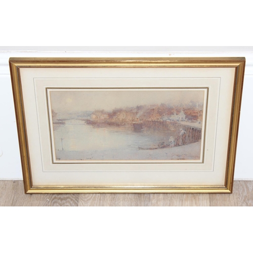 494 - Qty of antique and later framed prints and a mirror, largest approx 44cm 32cm