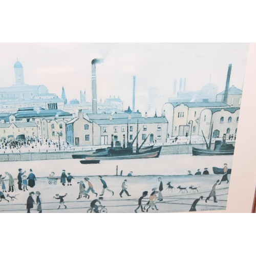 536 - A vintage Medici Society print of the L.S. Lowry painting 