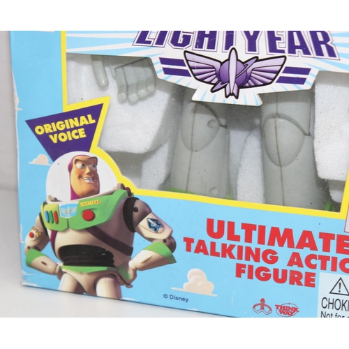 690 - A vintage Buzz Lightyear from Toy Story talking figure, in original box, the box approx 34cm tall